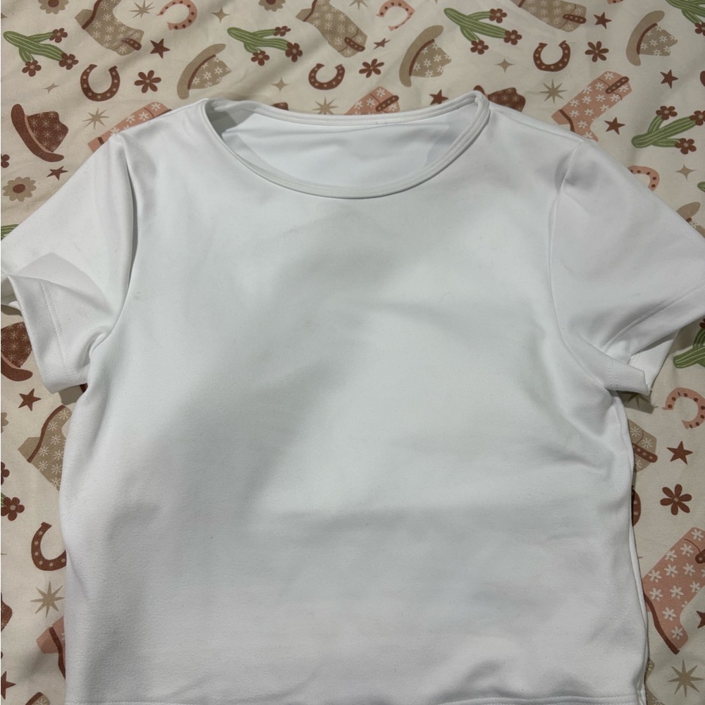 Hollister White Short Sleeve Tee